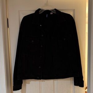 Classic Black Denim Jacket